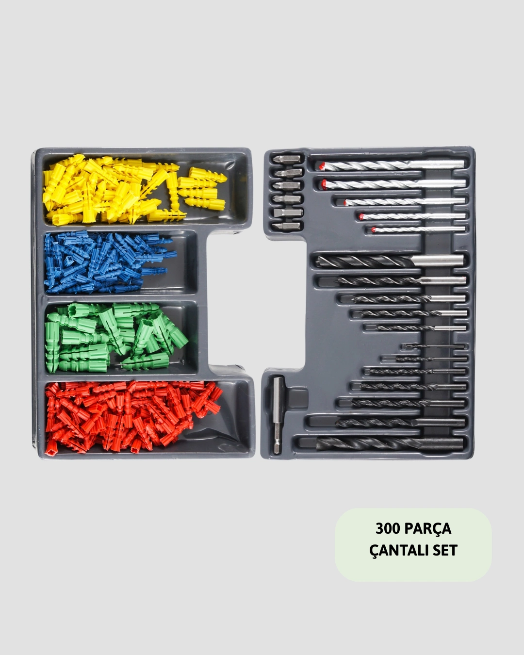 Ahşap Metal Beton Delme Uç Seti Organizerli Karbon Çelik Matkap Ucu ( Lisinya )