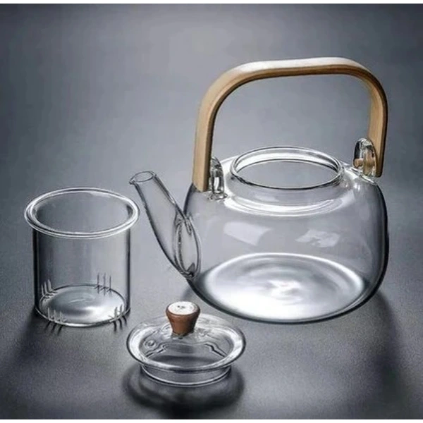 Ahşap Saplı Cam Filtreli Demlik ( Lisinya ) Ahşap Saplı Cam Filtreli Demlik ( Lisinya )