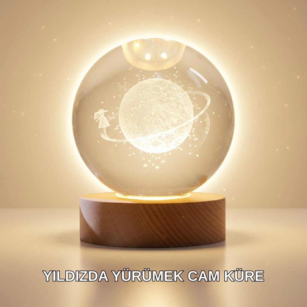 Ahşap Standlı Sarı Işıklı Dekoratif Küre Kız Figürü Tasarım ( Lisinya ) Ahşap Standlı Sarı Işıklı Dekoratif Küre Kız Figürü Tasarım ( Lisinya )