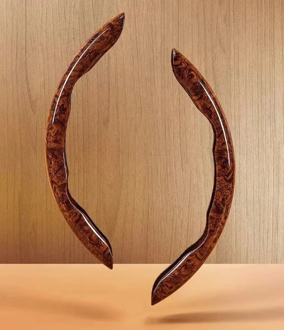 Ahşap Tasarımlı Direksiyon Simidi Koruma Kılıfı 2 Li ( Lisinya )