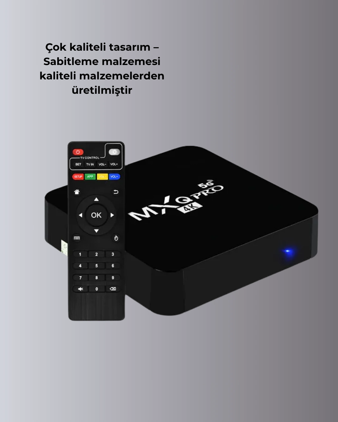 Akıllı Android Tv Box – 4k Çözünürlük, 2gb Ram, 16gb Depolama, Hızlı Wi-fi ( Lisinya )