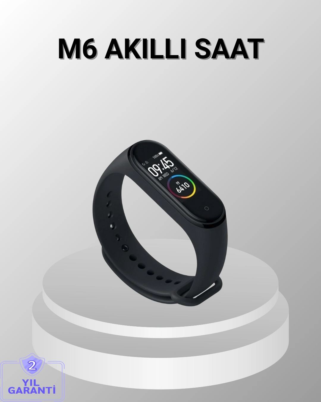 Akıllı Bileklik – Adım Sayar, Kalp Atış Ölçer, Uyku Takipli Ve Suya Dayanıklı ( Lisinya )