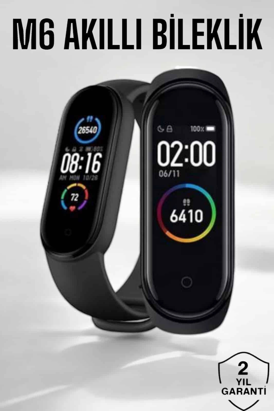 Akıllı Bileklik Su Geçirmez Bileklik, Uzun Pil Ömrü Ve Hızlı Şarj Özelliği ( Lisinya )