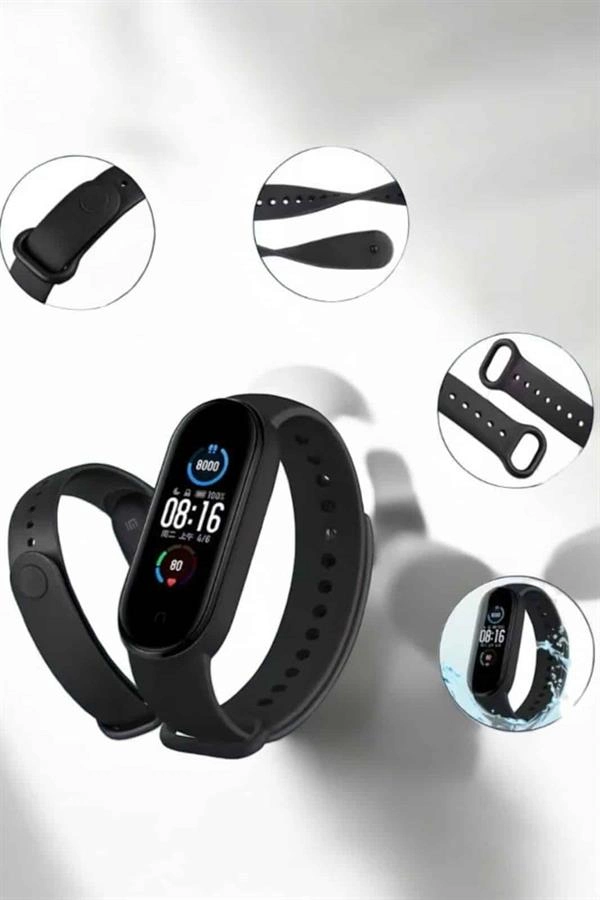 Akıllı Bileklik Su Geçirmez Bileklik, Uzun Pil Ömrü Ve Hızlı Şarj Özelliği ( Lisinya )