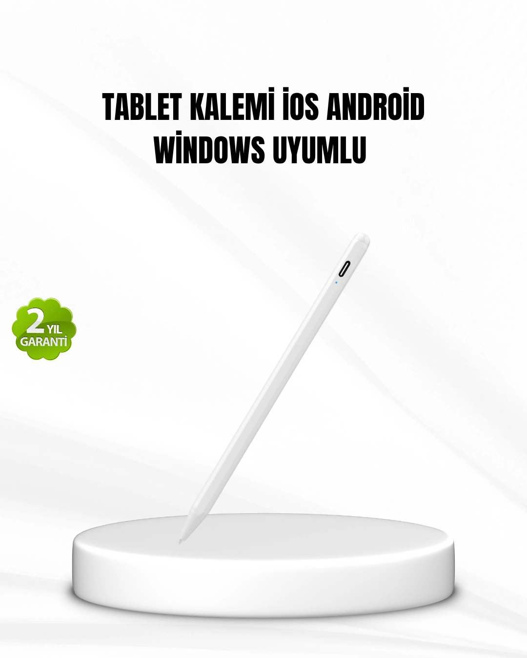 Akıllı Dokunmatik Kalem – Type-c Şarjlı, Manyetik, Apple Pencil Alternatifi Stylus Pen ( Lisinya )