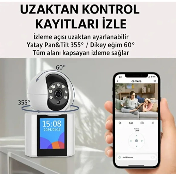 Akıllı Ev Kamerası 2.4 Ghz ( Lisinya ) Akıllı Ev Kamerası 2.4 Ghz ( Lisinya )