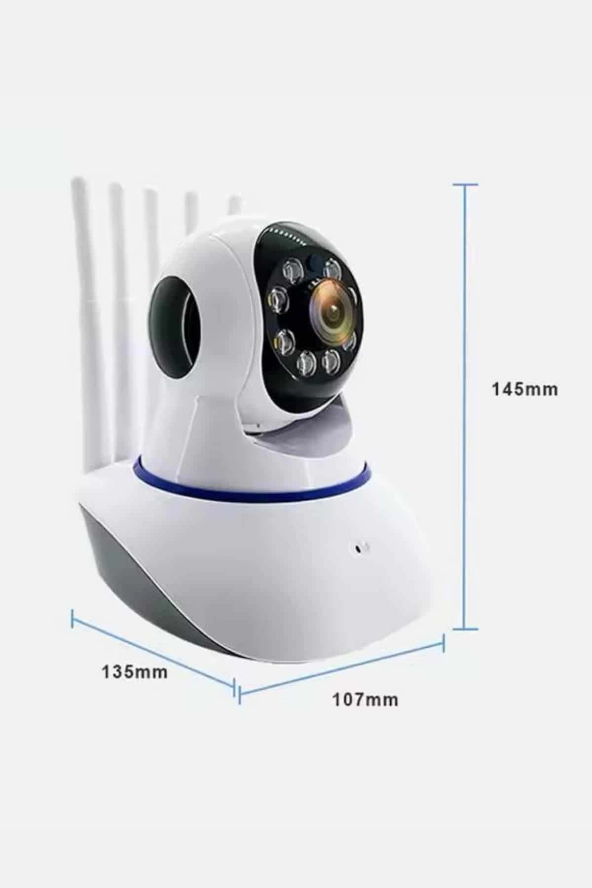 Akıllı Gece Görüşlü Sensörlü Kablosuz Kamera Telefondan Takip Edilebilir ( Lisinya )