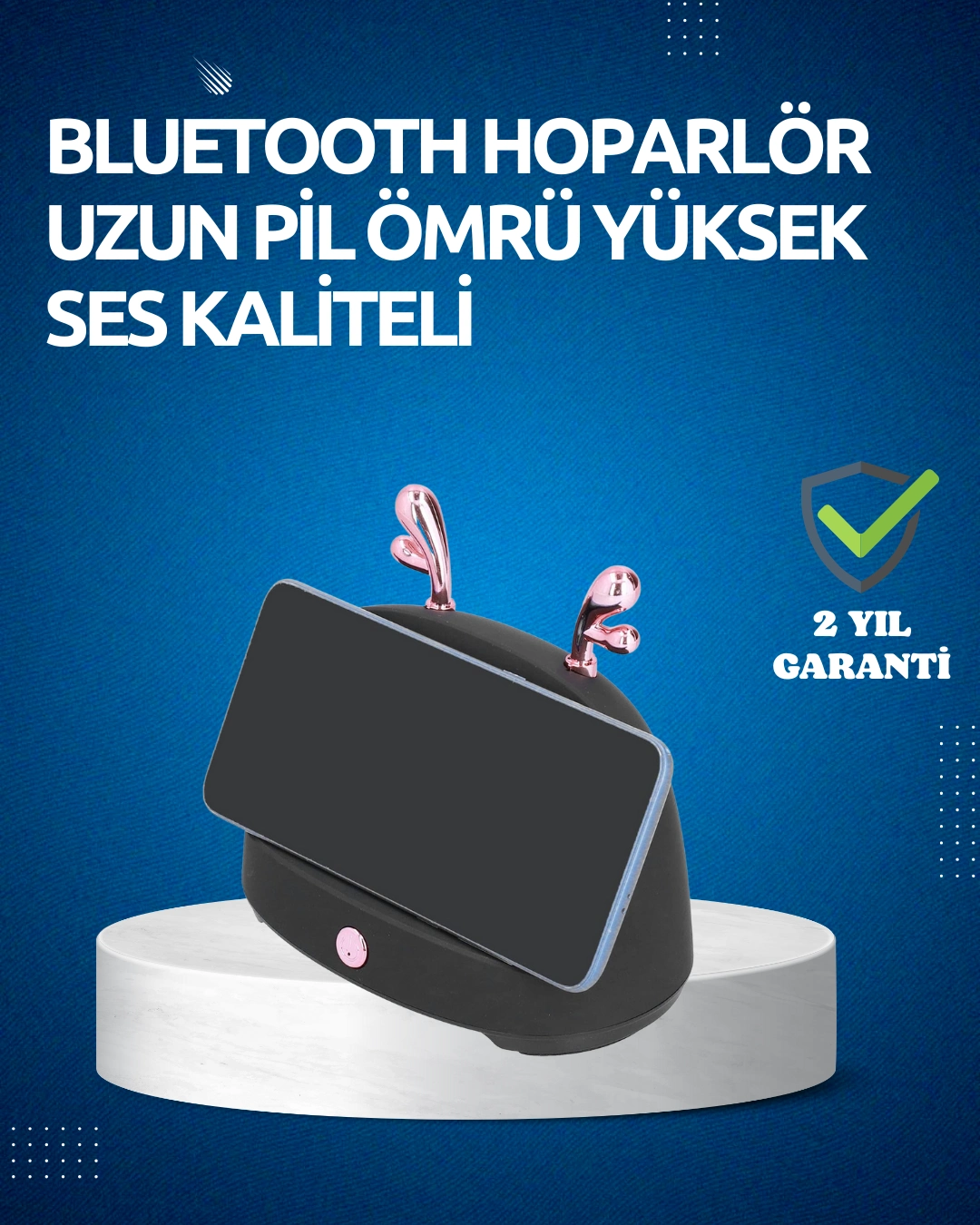 Akıllı Kablosuz Telefon Tutucu Ve Stereo Hoparlör – Kolay Kullanım Ve Yüksek Ses Kalitesi ( Lisinya )
