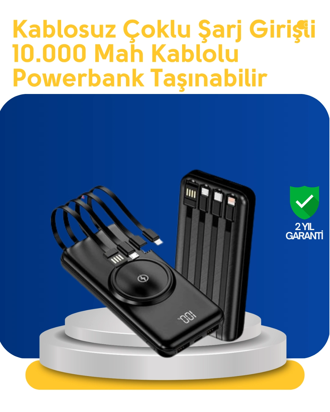Akıllı Koruma Sistemli Powerbank – Hızlı, Güvenli Ve Modern ( Lisinya )