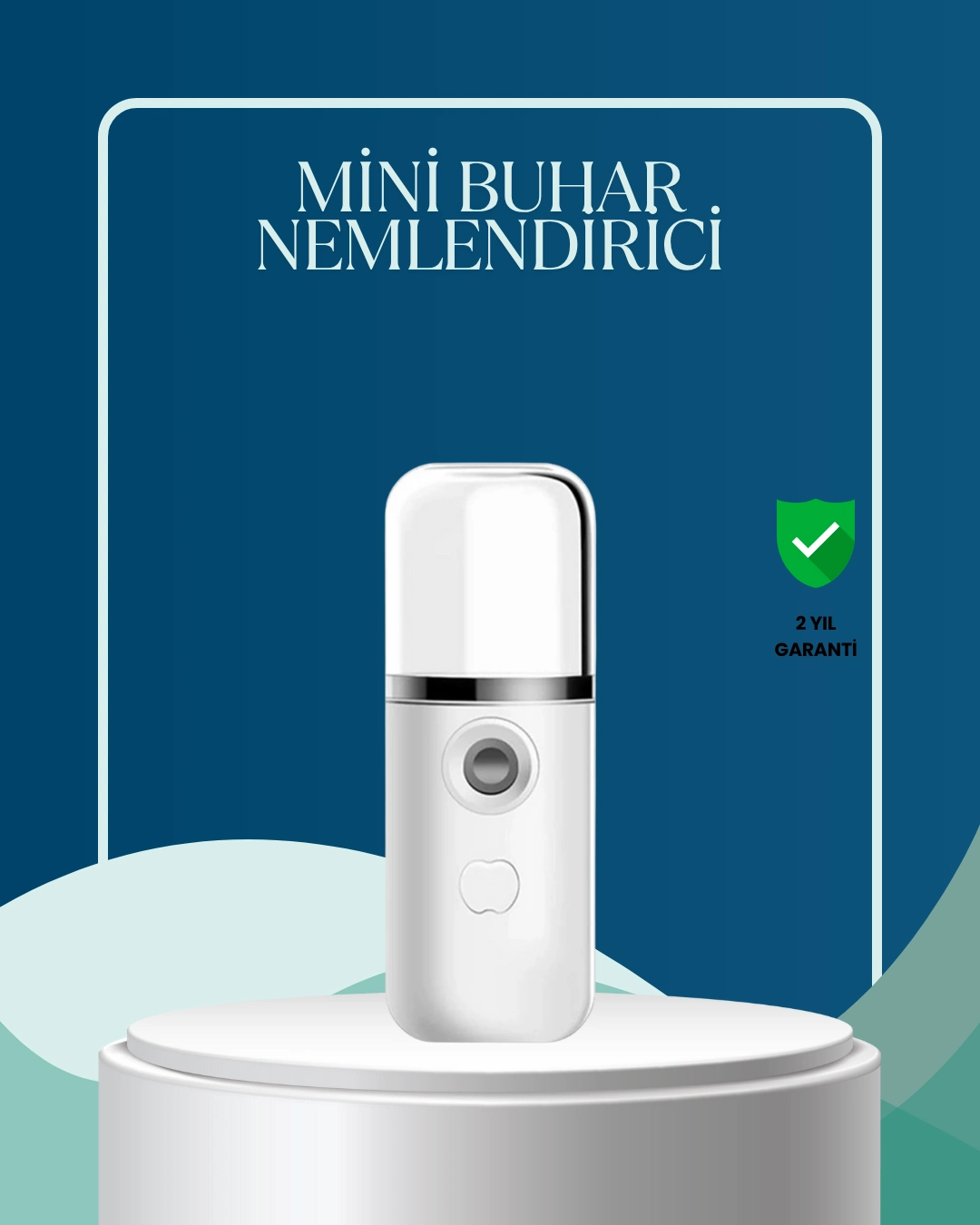 Akıllı Pro Teknolojili Şarjlı Nemlendirici – Portatif Cilt Ve Hava Nemlendirici Cihaz ( Lisinya )