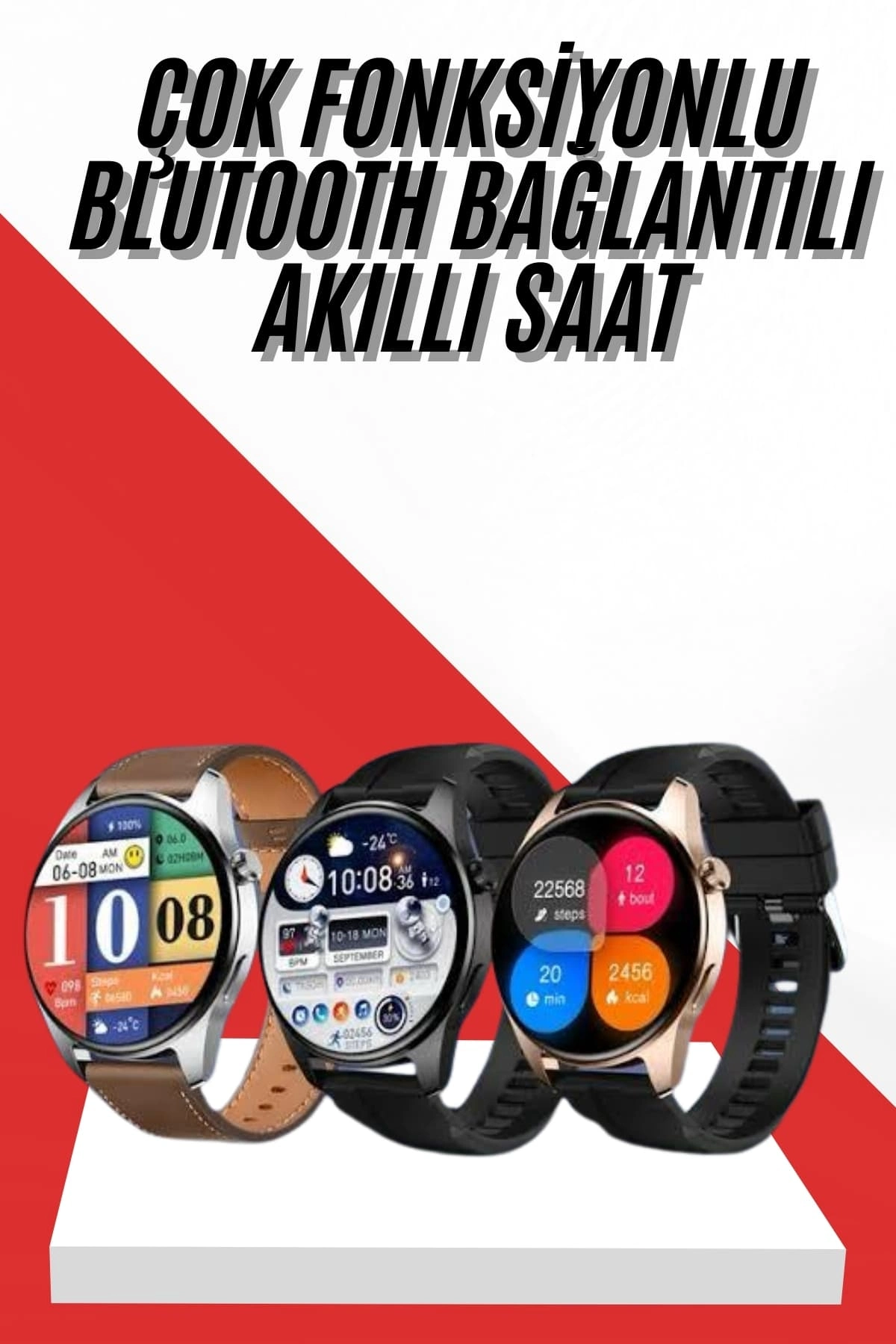 Akıllı Saat 1.5 Inç Amoled Ekran Çift Kordonlu Gps Nfc Uyumlu ( Lisinya )