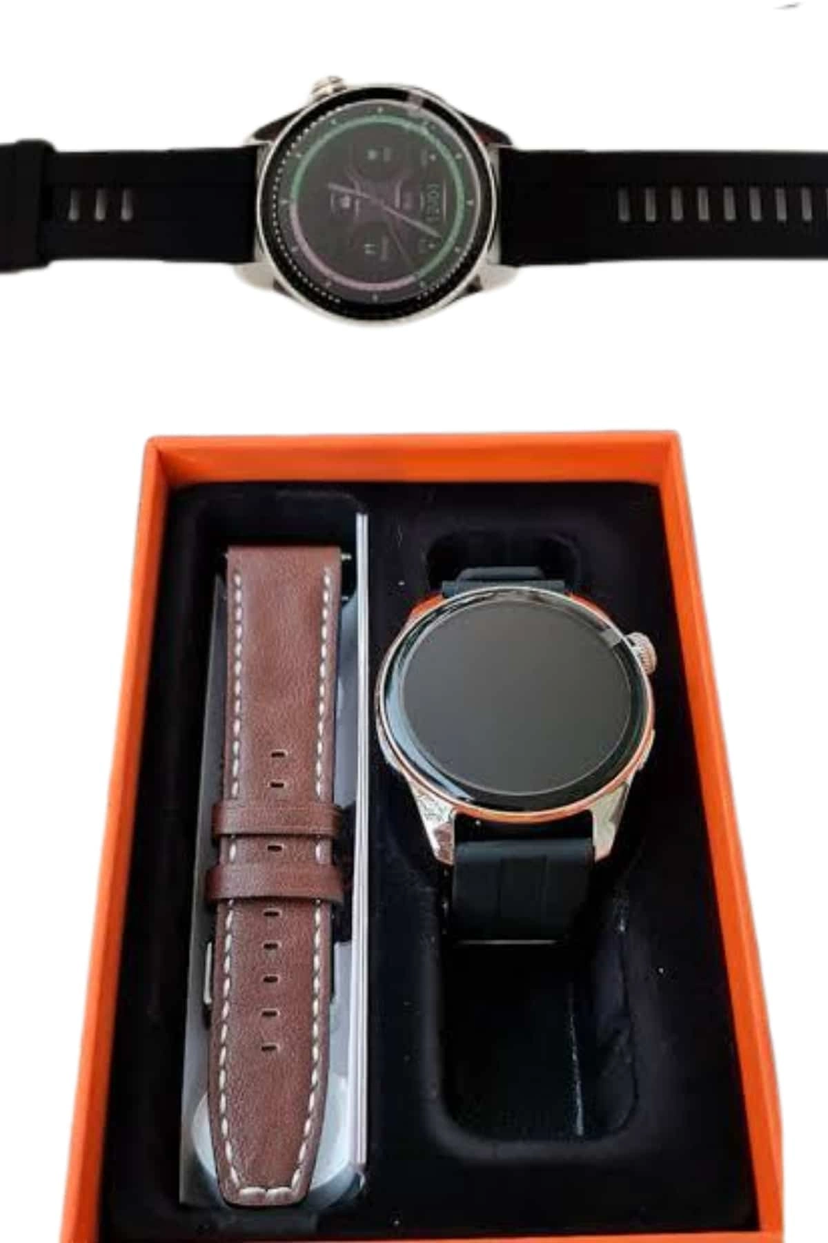 Akıllı Saat 1.5 Inç Amoled Ekran Çift Kordonlu Gps Nfc Uyumlu ( Lisinya )