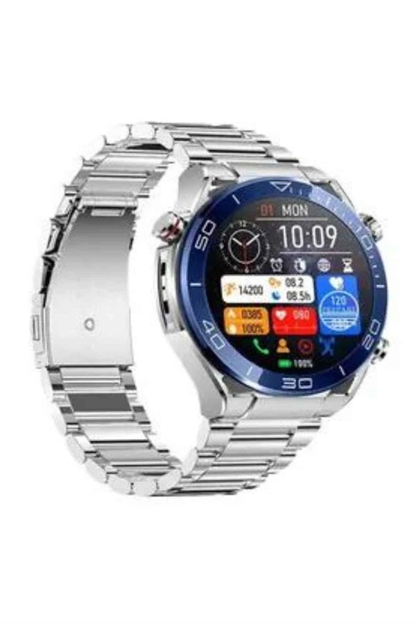 Akıllı Saat 1.62 İnç Ultimate Nabız Sensörlü Sesli Görüşme Yapabilen ( Lisinya )