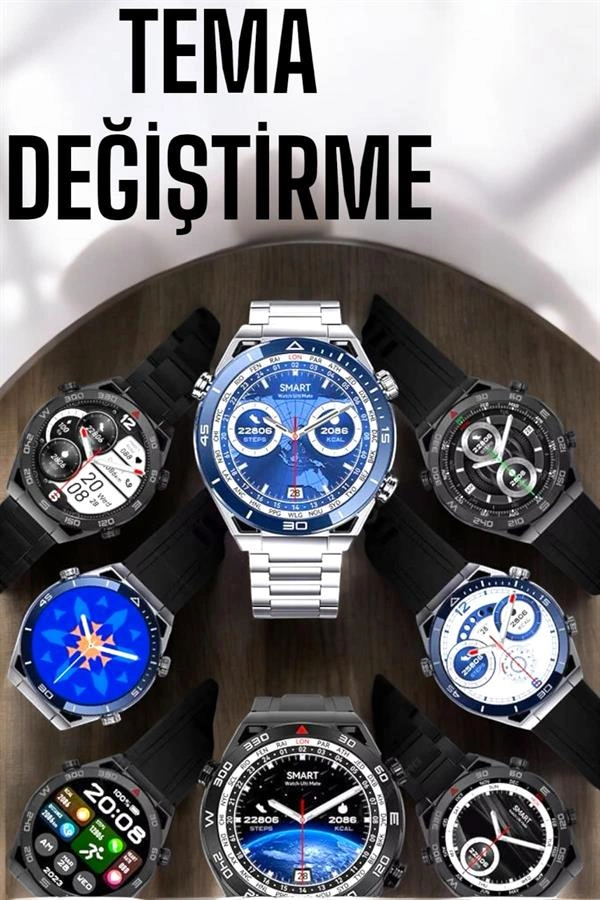 Akıllı Saat 2024 Model Arama Cevaplayan Uyku Ve Sağlık Takibi ( Lisinya )