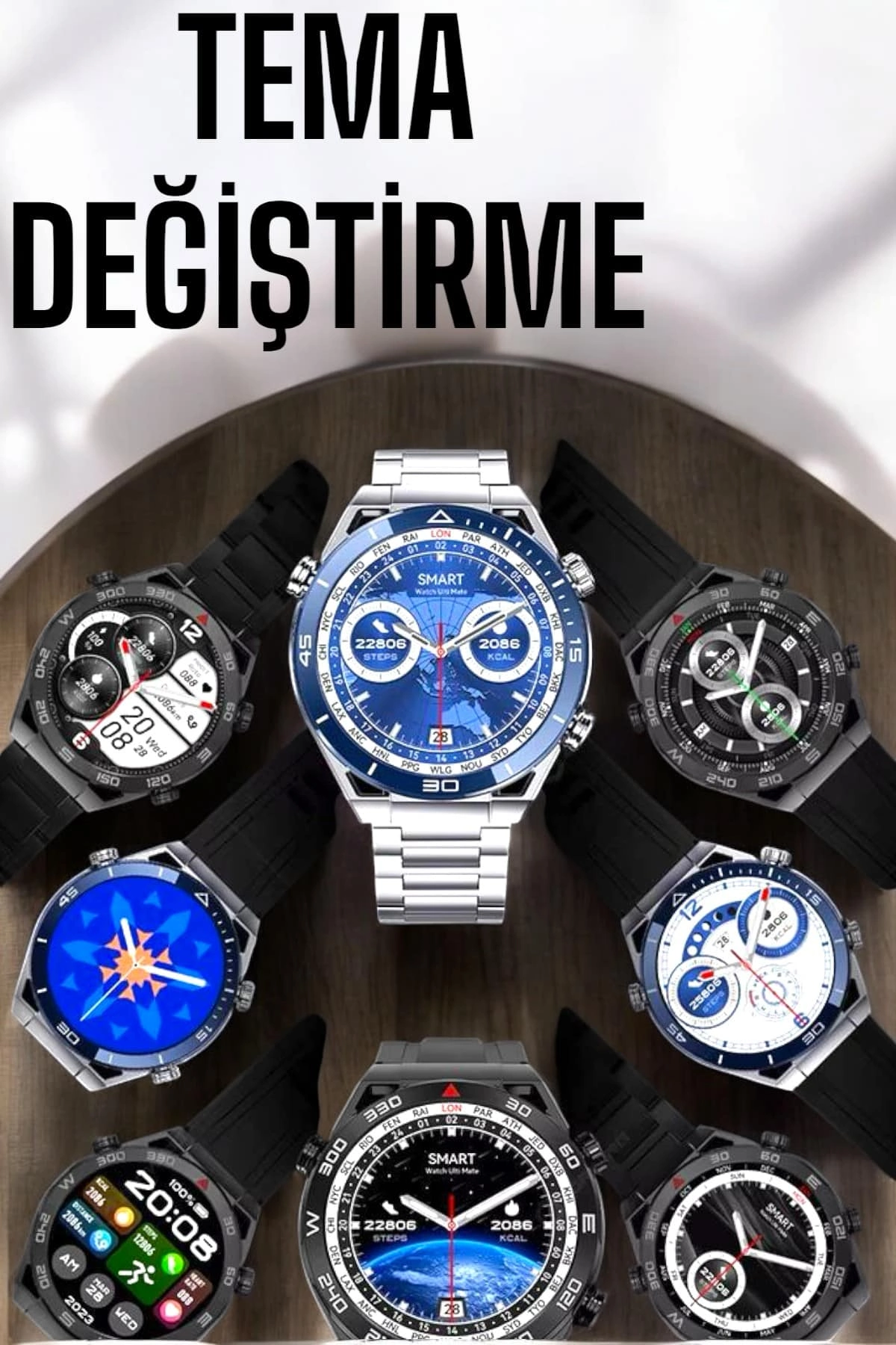 Akıllı Saat 2024 Model Arama Cevaplayan Uyku Ve Sağlık Takibi ( Lisinya )