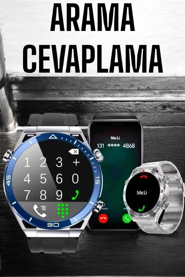 Akıllı Saat 2024 Model Arama Cevaplayan Uyku Ve Sağlık Takibi ( Lisinya )