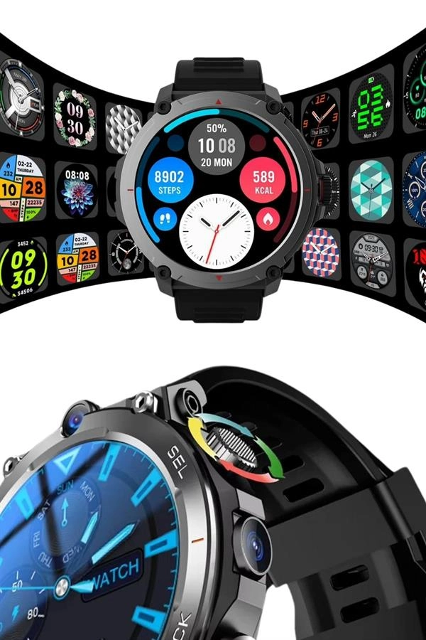 Akıllı Saat 3 Kordon Akıllı Saat Android Ve İos Uyumlu Uzun Ömürlü Titreşimli ( Lisinya )