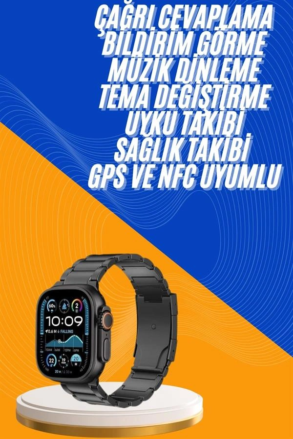 Akıllı Saat 3 Kordonlu Waterproof Adımsayar, Titreşim Ve Gps Özelliği ( Lisinya )