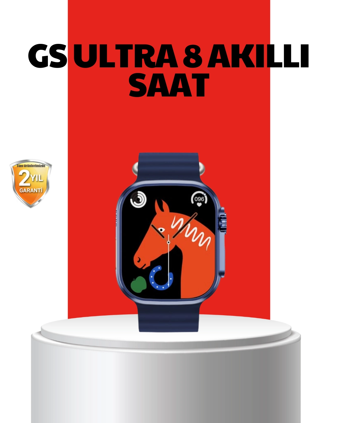 Akıllı Saat 360 Mah Çoklu Spor Modlu Lacivert Siyah Kordon ( Lisinya )