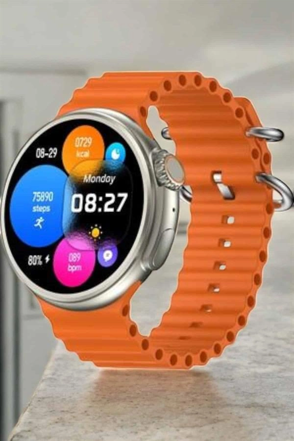 Akıllı Saat 7 Kordonlu Yeni Nesil Arama Cevaplayan Çok Fonksiyonlu ( Lisinya )