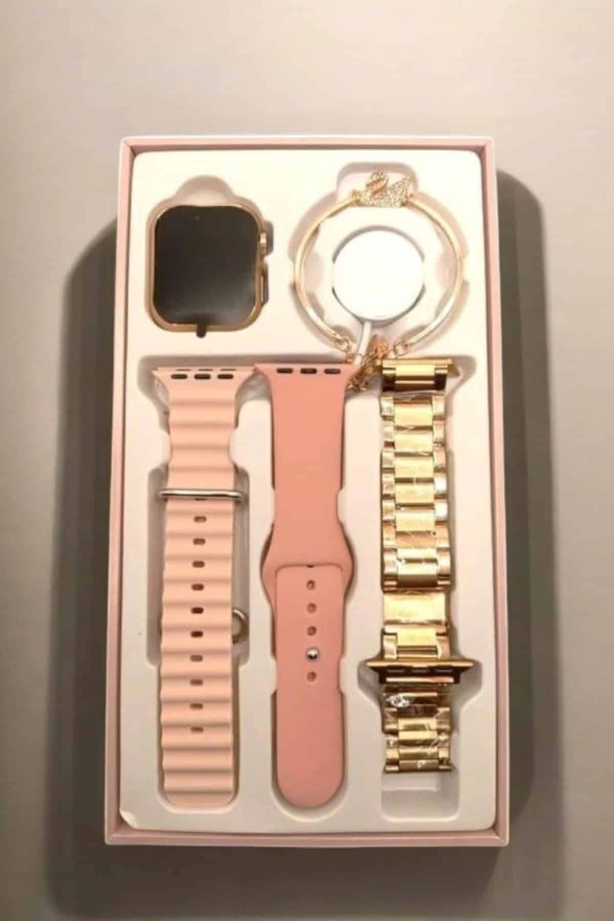 Akıllı Saat Amoled Ekran 3 Kordonlu Aksesuar Hediyeli Sesli Görüşme ( Lisinya )