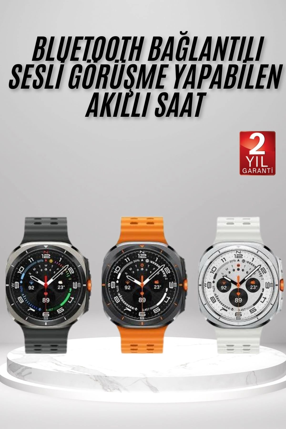 Akıllı Saat Amoled Ekran Bluetooth Bağlantılı Sağlık Takibi Gps Uyumlu ( Lisinya )