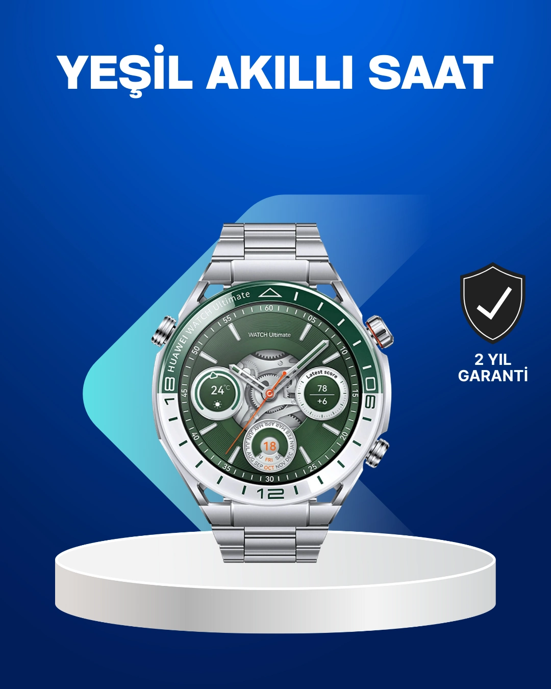 Akıllı Saat Amoled Ekranlı Harita Gösterimli Sağlık Ve Spor Takipli ( Lisinya )