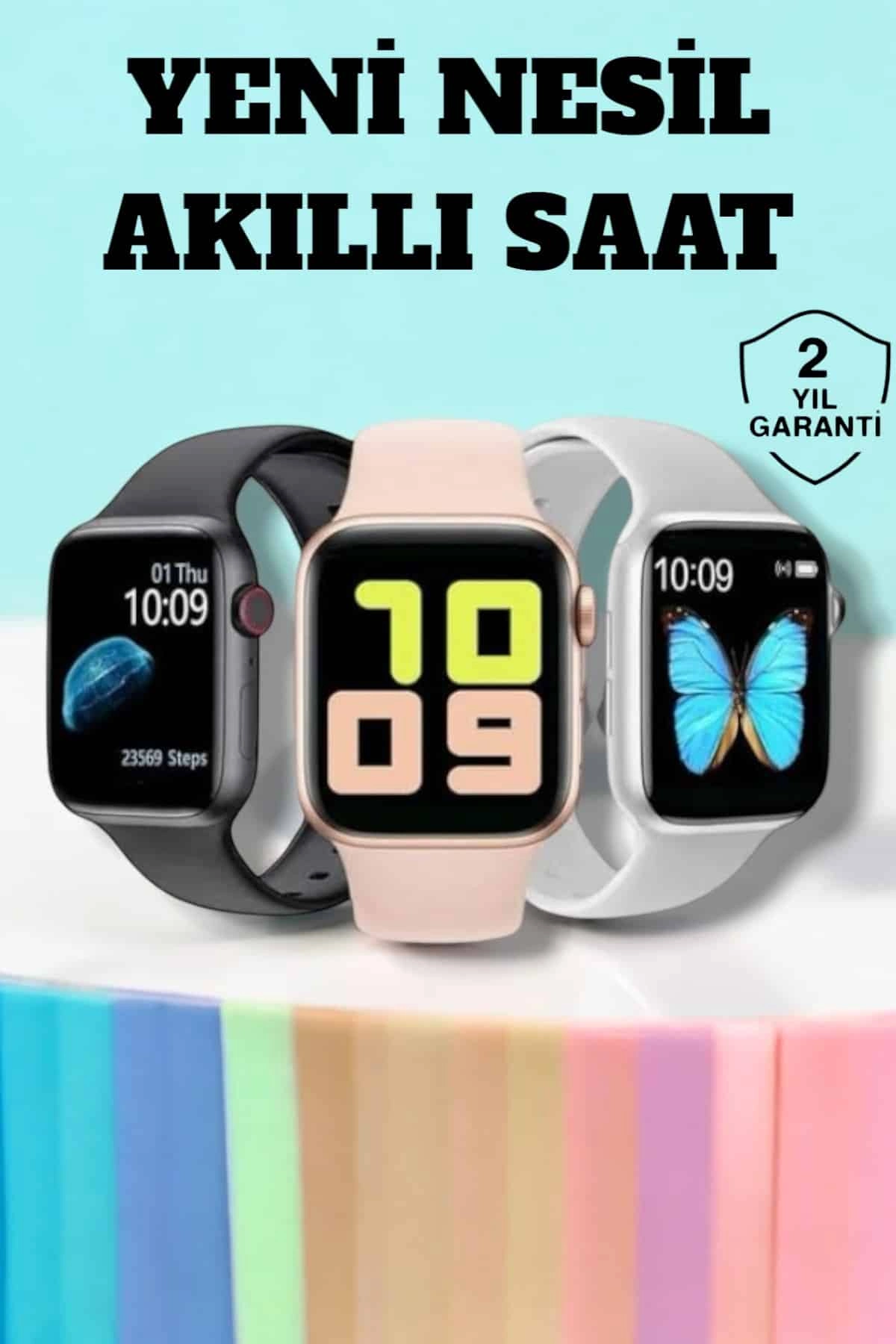 Akıllı Saat Arama Cevaplayan Dokunmatik Ekran Bleutooth Bağlantılı ( Lisinya )