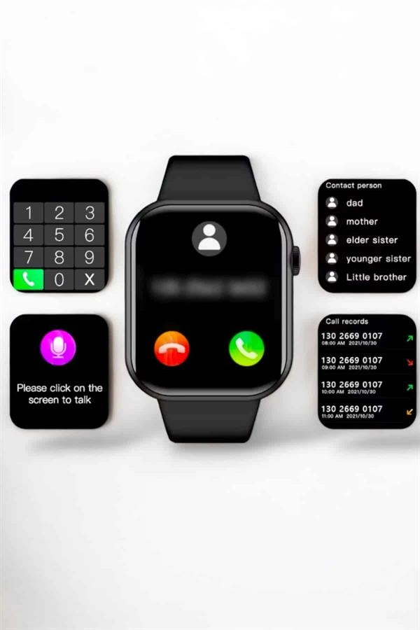 Akıllı Saat Arama Cevaplayan Dokunmatik Ekran Bleutooth Bağlantılı ( Lisinya )