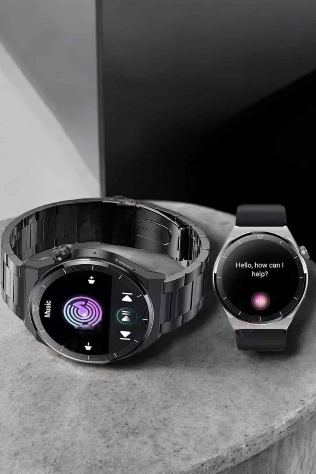 Akıllı Saat Arama Cevaplayan Titreşim Özelliğiyle Bildirim Görebilen ( Lisinya )