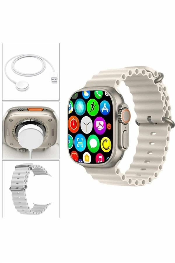 Akıllı Saat Bleutooth Bağlantılı Akıllı Saat Amoled Ekran 49 Mm ( Lisinya )