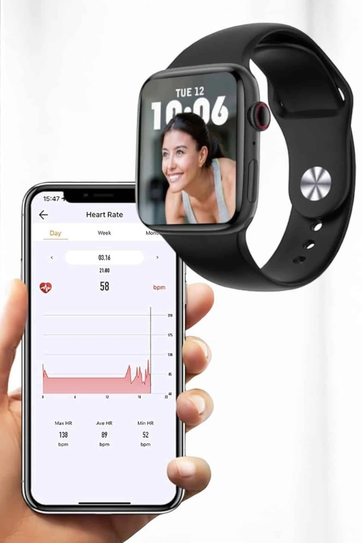 Akıllı Saat Bluetooth Bağlantı Ve 24 Saat Sağlık İzleme Gps Arama Cevaplama ( Lisinya )