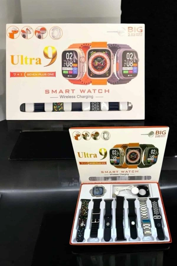 Akıllı Saat Bluetooth Bağlantılı 2.09 İnç Hd Ekran Ve Çok Yönlü Sağlık Takibi ( Lisinya )