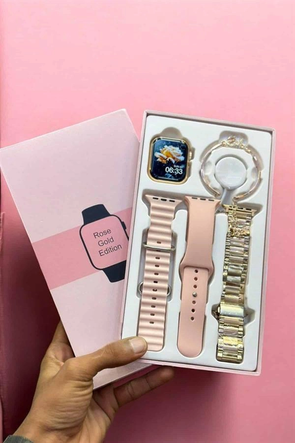 Akıllı Saat Bluetooth Bağlantılı Aksesuar Hediyeli Gps Takibi ( Lisinya )