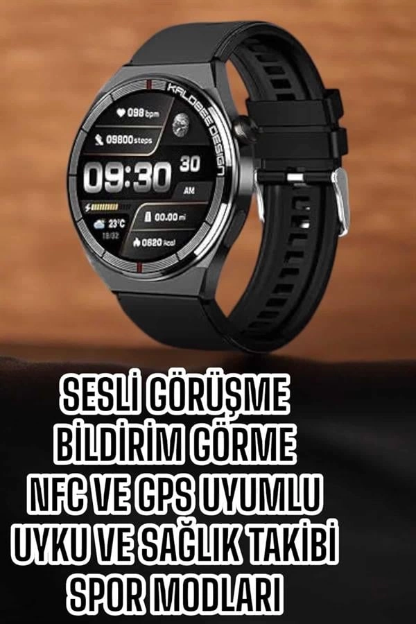 Akıllı Saat Bluetooth Bağlantılı Amoled Ekran Uyku Ve Sağlık Takibi ( Lisinya )