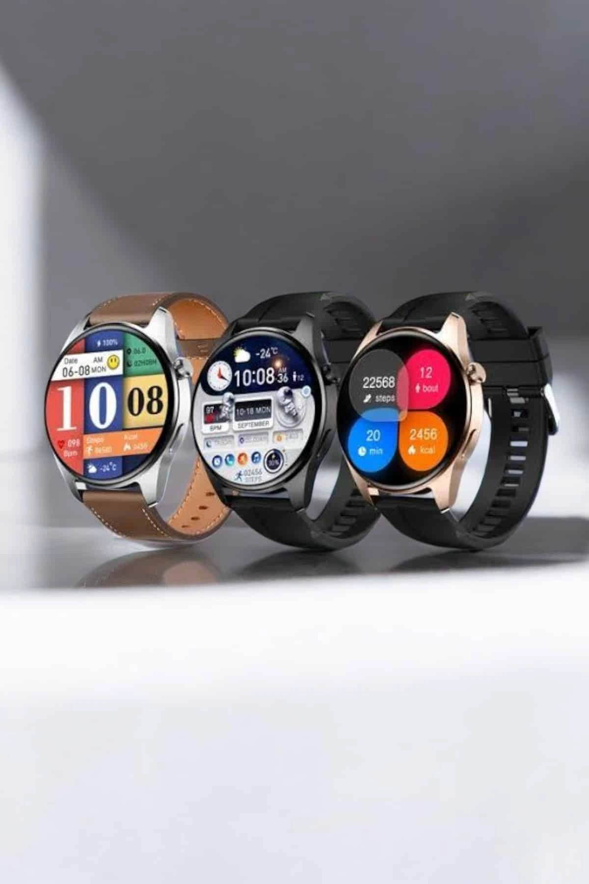 Akıllı Saat Bluetooth Bağlantılı Amoled Ekran Uyku Ve Sağlık Takibi ( Lisinya )