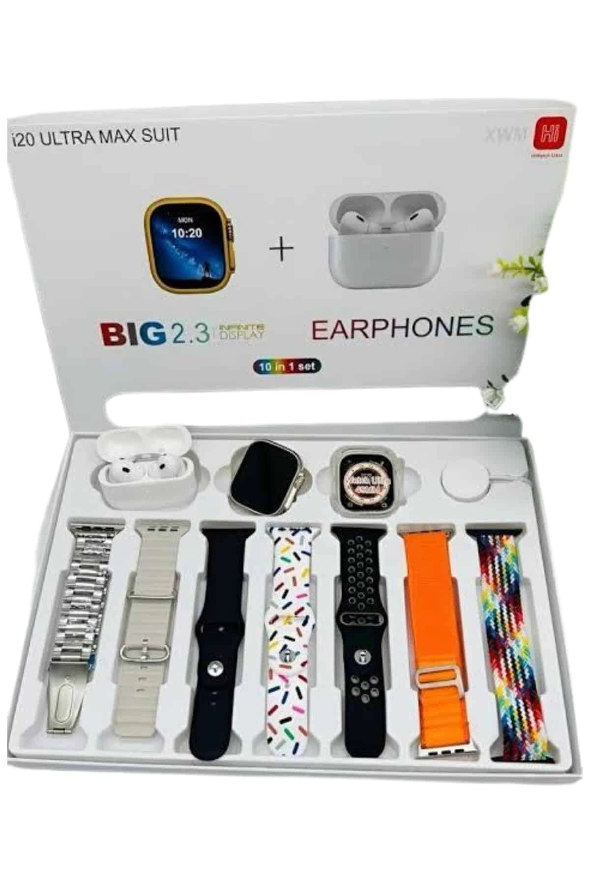 Akıllı Saat Bluetooth Kulaklık Adımsayar Sağlık Takibi Çağrı Cevaplama ( Lisinya )