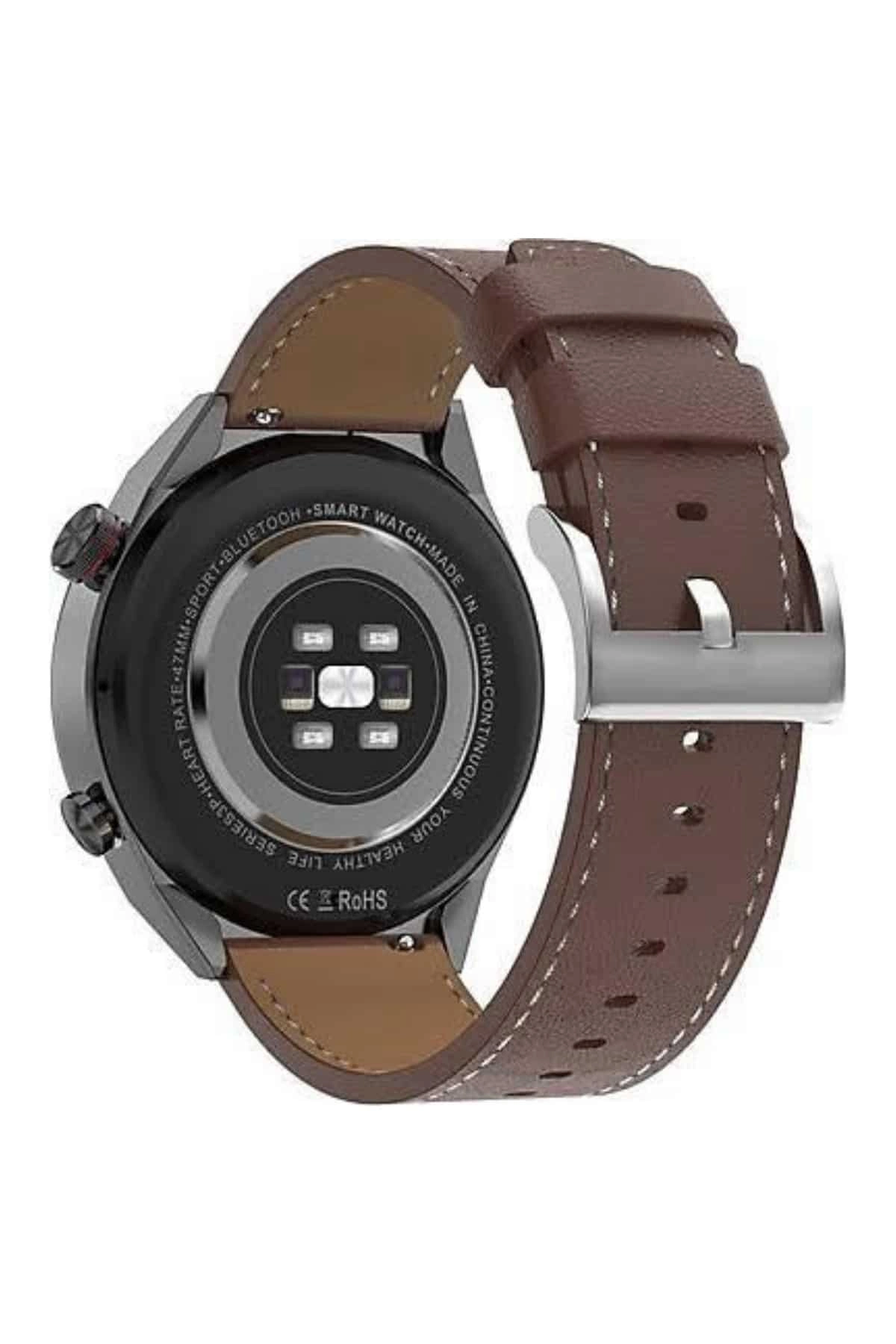 Akıllı Saat Çelik Kordon Çağrı Cevaplama Amoled Ekran Titreşimli Uyku Ve Sağlık Takibi ( Lisinya )