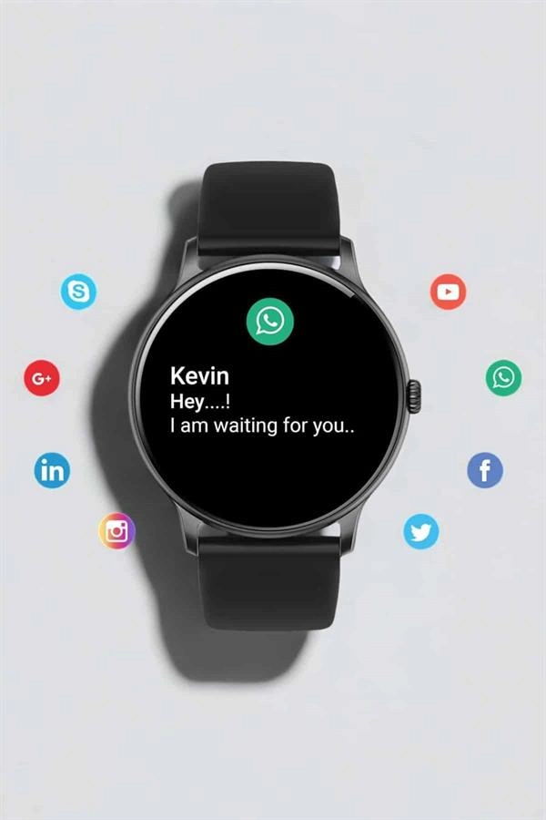 Akıllı Saat Çok Fonksiyonlu Sesli Görüşme Nfc Uyumlu Amoled Ekran ( Lisinya )