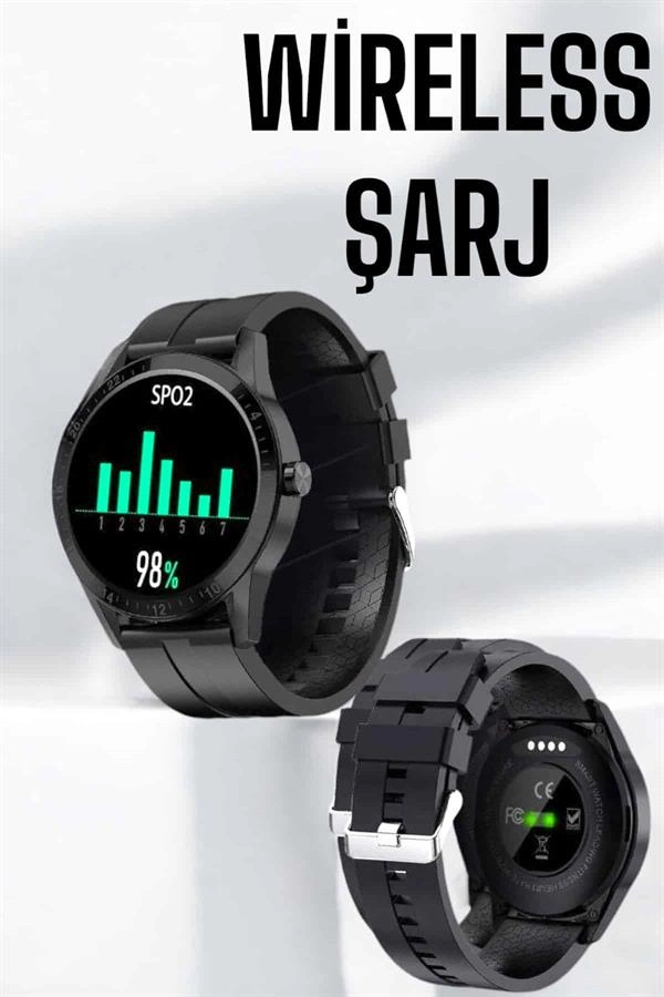 Akıllı Saat Çok Fonksiyonlu Sesli Görüşme Nfc Uyumlu Amoled Ekran ( Lisinya )