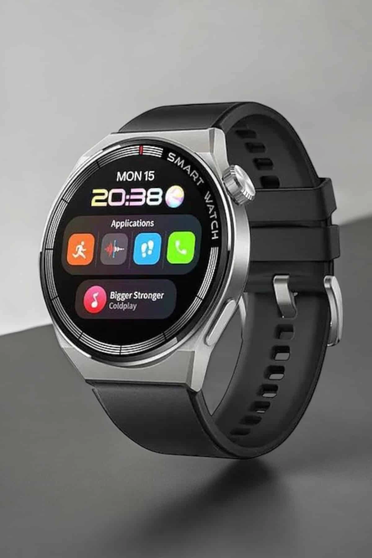 Akıllı Saat Gps Ve Nfc Özelliği Sesli Görüşme Dokunmstik Ekran ( Lisinya )