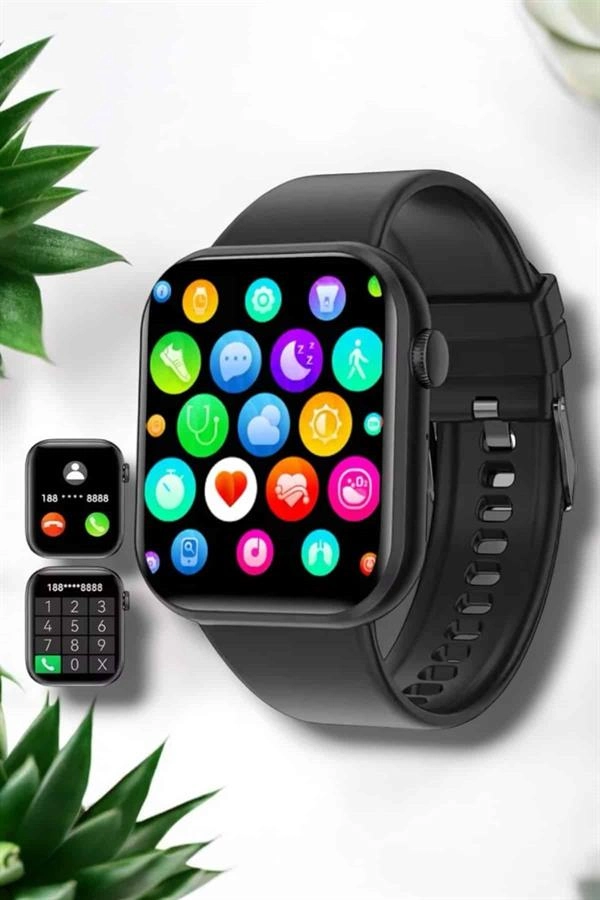 Akıllı Saat İos Ve Android İle Uyumlu Şık Ve Çok Fonksiyonlu ( Lisinya )