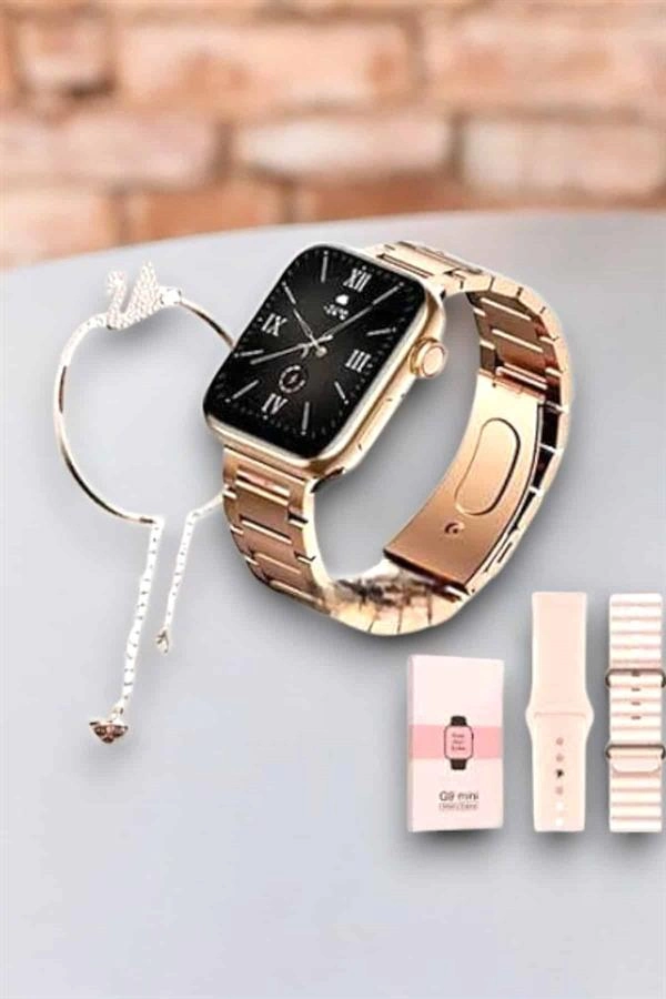 Akıllı Saat Kadınlara Uyku Ve Sağlık Takibi Yapabilen Bileklik Hediyeli ( Lisinya )