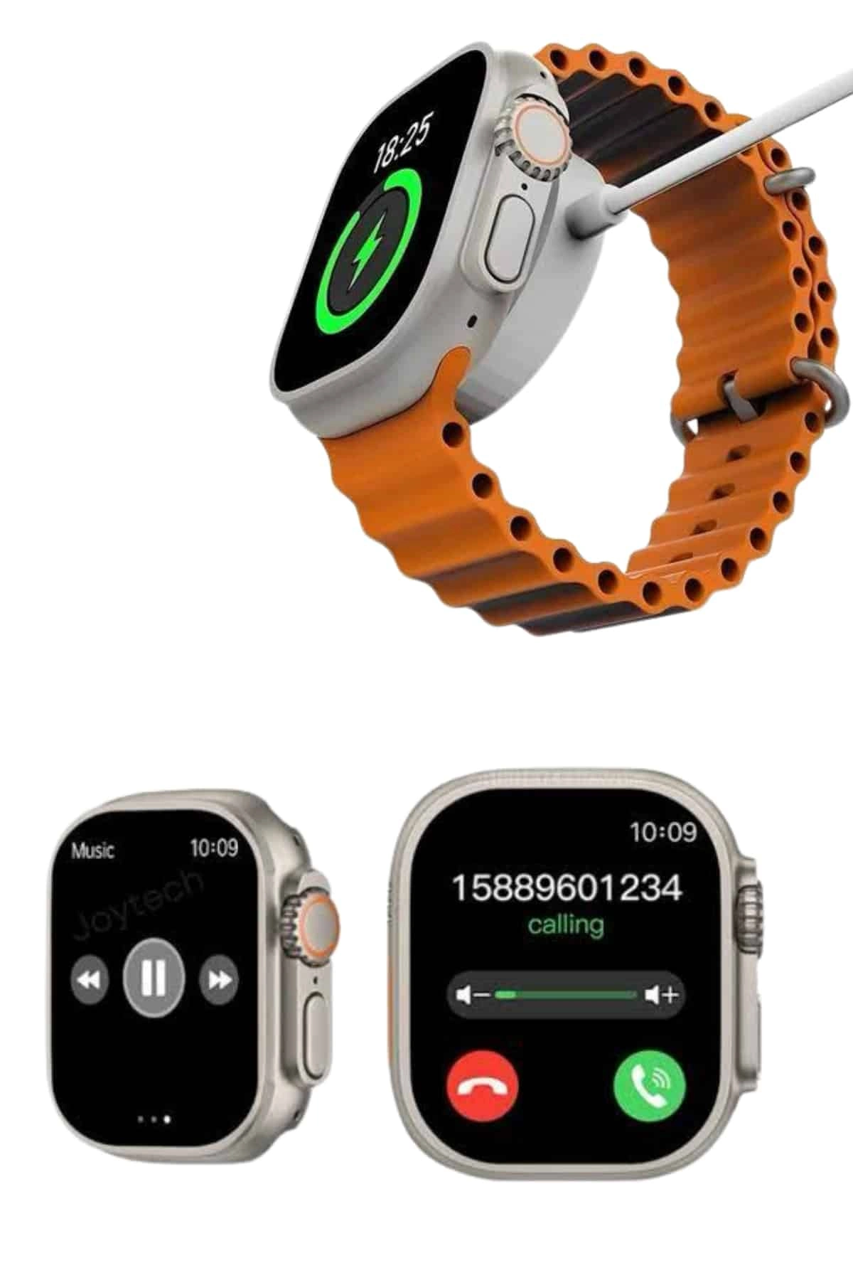 Akıllı Saat Kol Saati Android Ve İos Uyumlu Nabız Ölçer Sesli Asistan ( Lisinya )