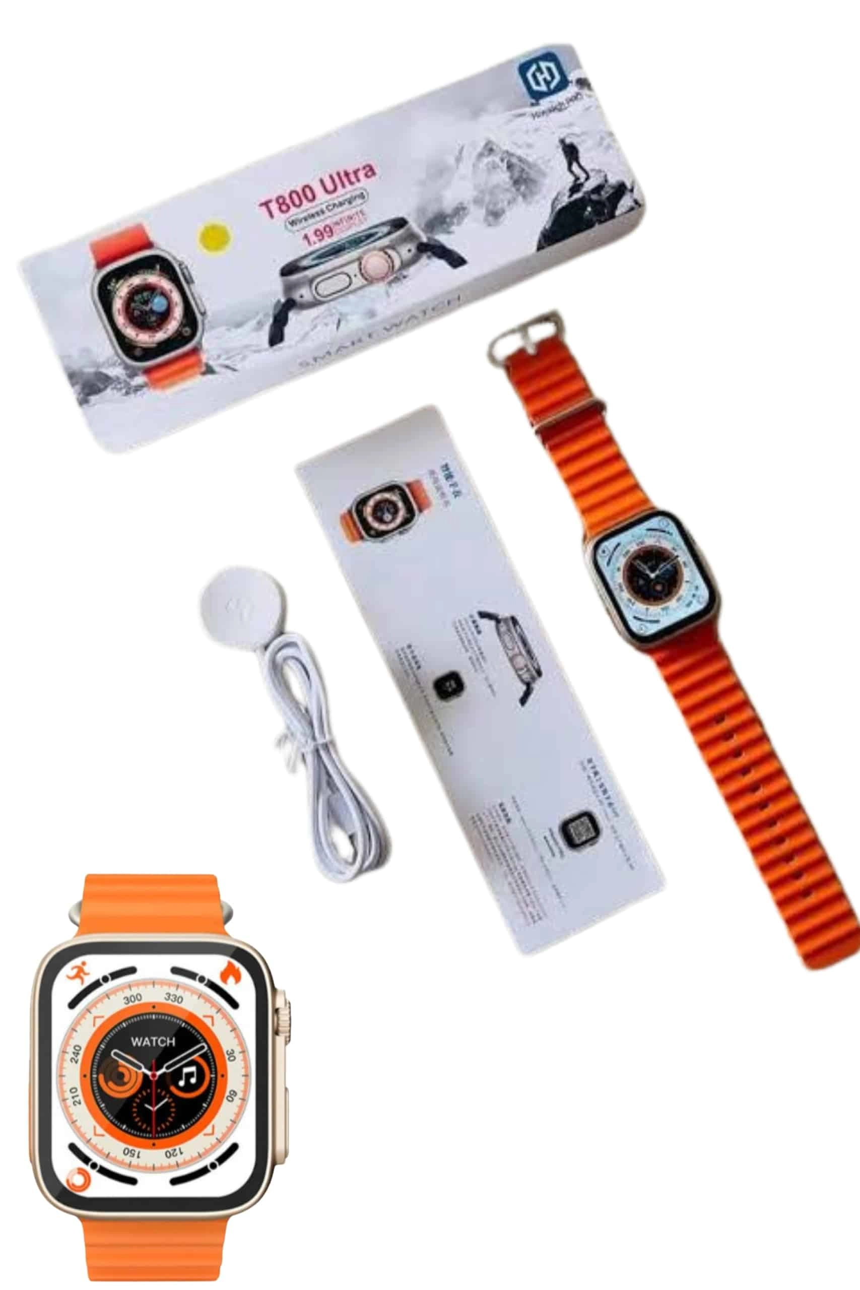 Akıllı Saat Kordon Hediyeli Güçlü Batarya Kapasiteli Titreşimli Bildirim Görme Unisex ( Lisinya )