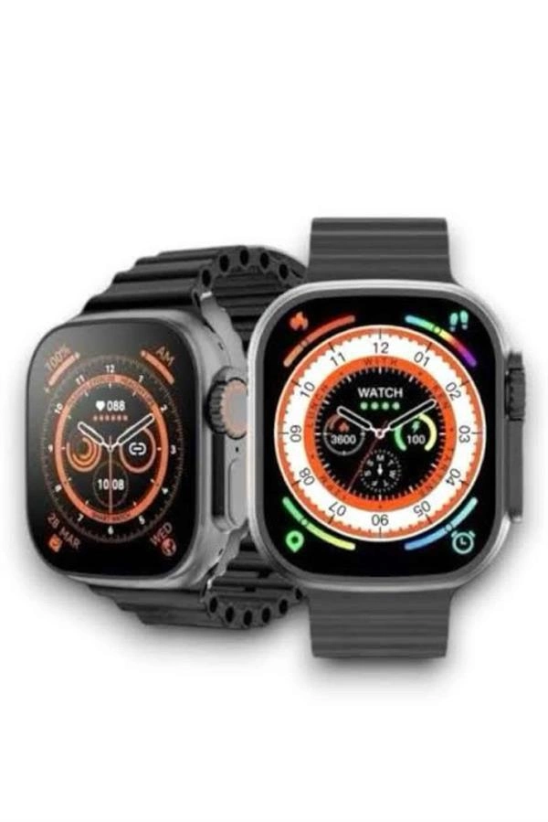 Akıllı Saat Kordon Hediyeli Güçlü Batarya Kapasiteli Titreşimli Bildirim Görme Unisex ( Lisinya )