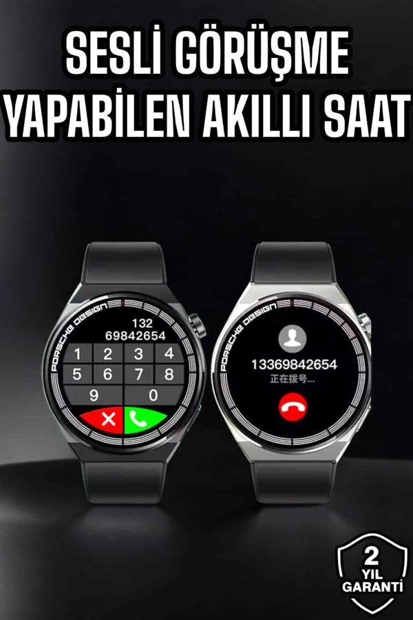 Akıllı Saat Nabız Sensörlü Bildirim Görebilen Spor Modları Gps Takibi ( Lisinya )