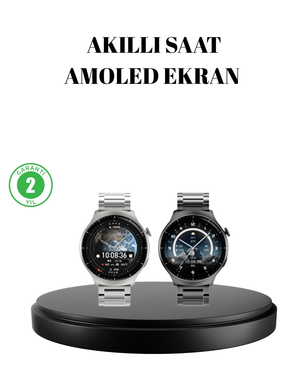 Akıllı Saat Nfc – Bluetooth Arama Ve Kablosuz Şarj Özellikli ( Lisinya )