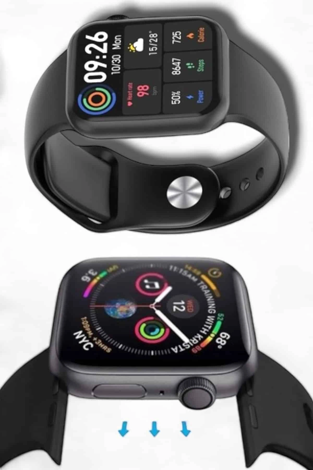 Akıllı Saat Sağlık Takibi Ve Akıllı Özelliklerle Donatılmış Modern Akıllı Saat ( Lisinya )