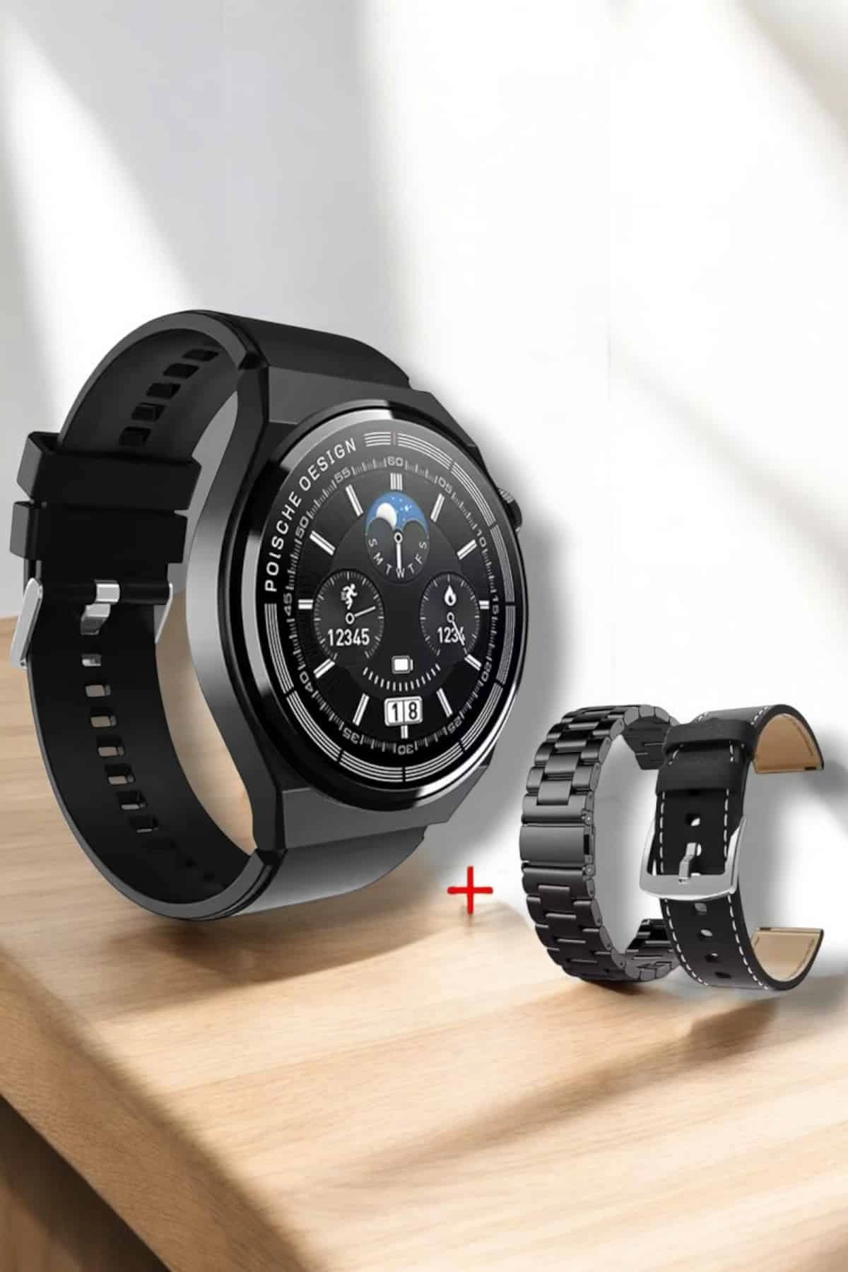 Akıllı Saat Sağlık Ve Fitness Takibi Bluetooth Bağlantılı Dokunmatik Ekran ( Lisinya )